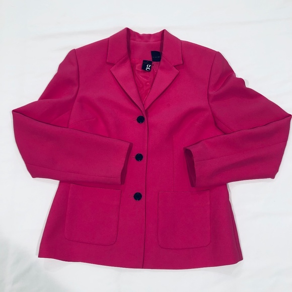 Essentials Jackets & Blazers - Pink Blazer Jacket with Two Front Pockets